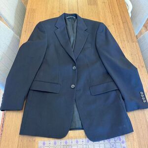 Versini Men's Black and Navy Suit